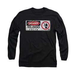 Jurassic Park Shirt Electric Fence Long Sleeve Black Tee T-Shirt Jurassic Park Shirt Electric Fence Long Sleeve Black Tee T-Shirt