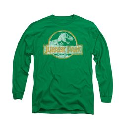 Jurassic Park Shirt Jp Orange Long Sleeve Kelly Green Tee T-Shirt