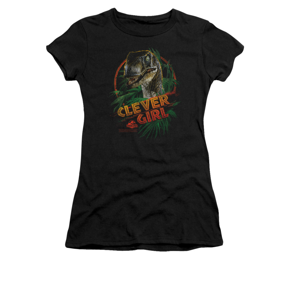 Jurassic Park Shirt Juniors Clever Girl Black Tee TShirt Jurassic
