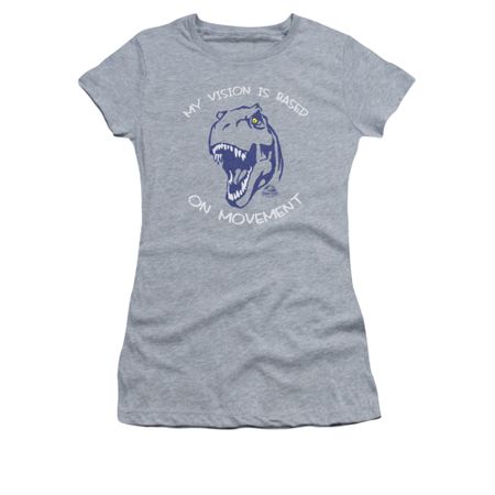 Jurassic Park Shirt Juniors My Vision Athletic Heather Tee T-Shirt