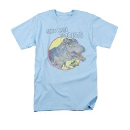 Jurassic Park Shirt More Tourists Adult Light Blue Tee T-Shirt