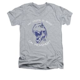 Jurassic Park Shirt Slim Fit V Neck My Vision Athletic Heather Tee T-Shirt Jurassic Park Shirt Slim Fit V Neck My Vision Athletic Heather Tee T-Shirt