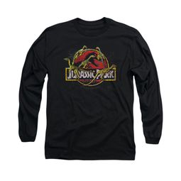 Jurassic Park Shirt Something Has Survived Long Sleeve Black Tee T-Shirt Jurassic Park Shirt Something Has Survived Long Sleeve Black Tee T-Shirt
