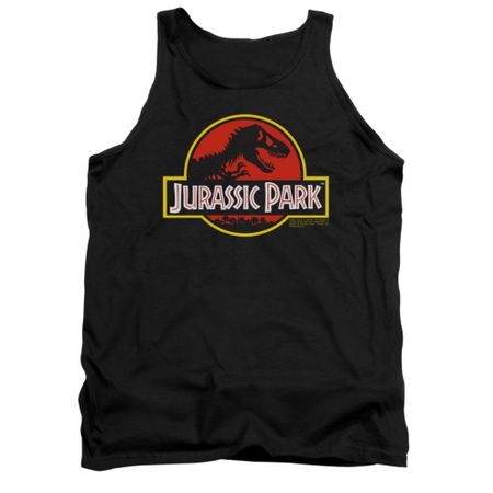 Jurassic Park Tank Top Classic Logo Black Tanktop
