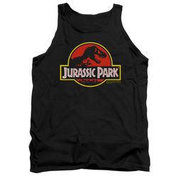 Jurassic Park Tank Top Classic Logo Black Tanktop Jurassic Park Tank Top Classic Logo Black Tanktop