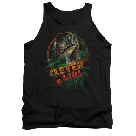 Jurassic Park Tank Top Clever Girl Black Tanktop