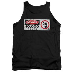 Jurassic Park Tank Top Electric Fence Black Tanktop Jurassic Park Tank Top Electric Fence Black Tanktop