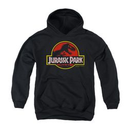 Jurassic Park Youth Hoodie Classic Logo Black Kids Hoody Jurassic Park Youth Hoodie Classic Logo Black Kids Hoody