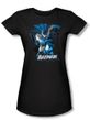 Justice League Juniors T-shirt Batman Blue and Gray Black Tee Shirt