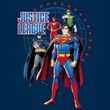 Justice League Juniors T-shirt Superheroes Protectors Navy Blue Shirt