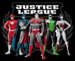Justice League Juniors T-shirt Superheroes The Big Five Black Shirt