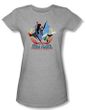 Justice League Juniors T-shirt Team Power Heather Gray Tee Shirt