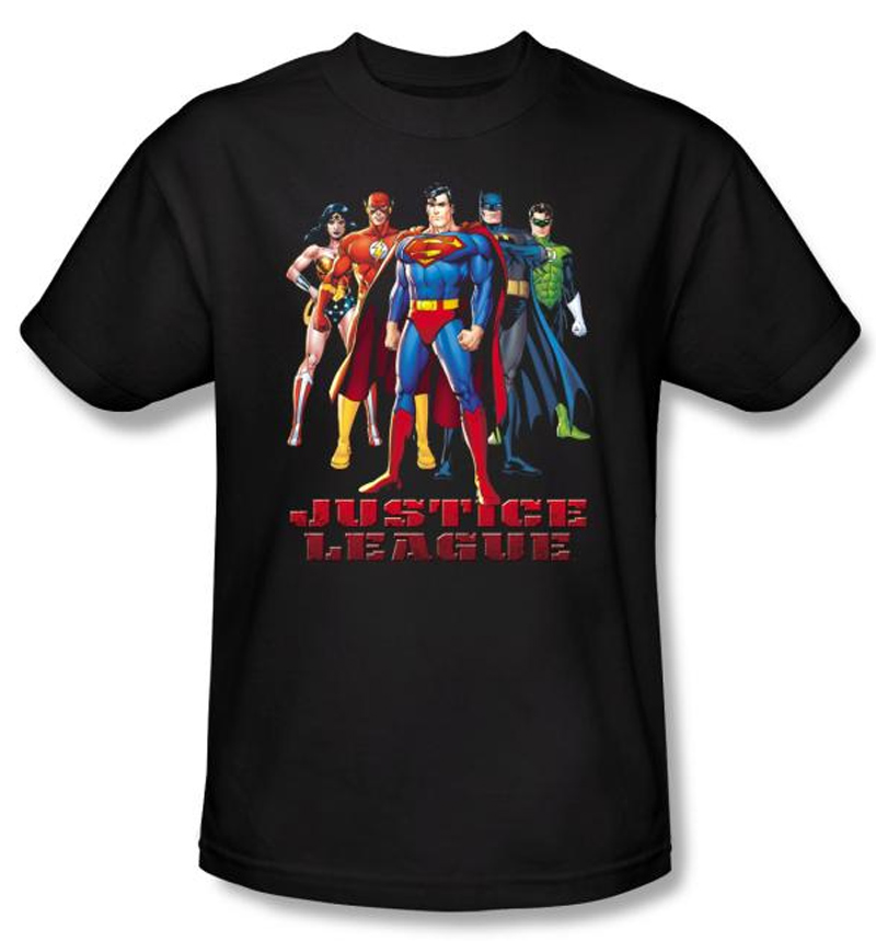 Justice League Kids Tshirt In League Youth Black Tee Shirt Justice