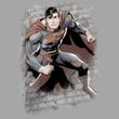 Justice League Kids T-shirt Superman Bricks Youth Silver Gray Shirt