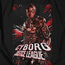 Justice League Movie Cyborg Profile Shirts