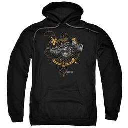 Justice League Movie Hoodie Batmobile Black Sweatshirt Hoody