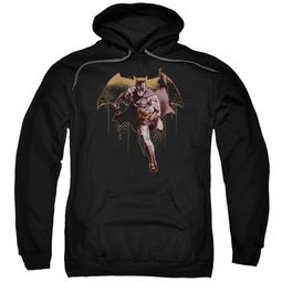 Justice League Movie Hoodie Caped Crusader Black Sweatshirt Hoody