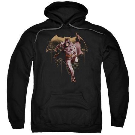Justice League Movie Hoodie Caped Crusader Black Sweatshirt Hoody