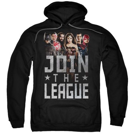 Justice League Movie Hoodie Join The League Black Sweatshirt Hoody