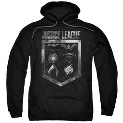 Justice League Movie Hoodie Shield of Emblems Black Sweatshirt Hoody Justice League Movie Hoodie Shield of Emblems Black Sweatshirt Hoody
