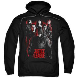 Justice League Movie Hoodie The League Red Glow Black Sweatshirt Hoody Justice League Movie Hoodie The League Red Glow Black Sweatshirt Hoody
