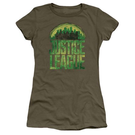 Justice League Movie Juniors Shirt Kryptonite Military T-Shirt