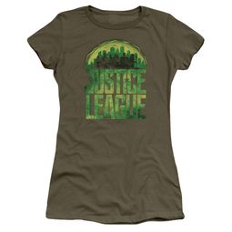 Justice League Movie Juniors Shirt Kryptonite Military T-Shirt