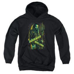 Justice League Movie Kids Hoodie Aquaman Black Youth Hoody
