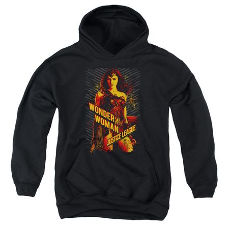 Justice League Movie Kids Hoodie Wonder Woman Black Youth Hoody