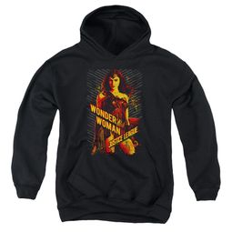 Justice League Movie Kids Hoodie Wonder Woman Black Youth Hoody Justice League Movie Kids Hoodie Wonder Woman Black Youth Hoody