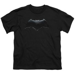 Justice League Movie Kids Shirt Batman Logo Black T-Shirt Justice League Movie Kids Shirt Batman Logo Black T-Shirt