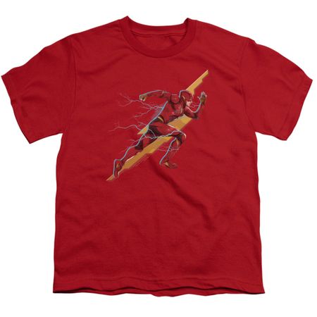Justice League Movie Kids Shirt Flash Forward Red T-Shirt