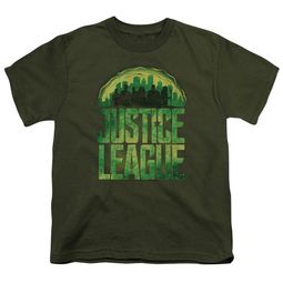 Justice League Movie Kids Shirt Kryptonite Military T-Shirt