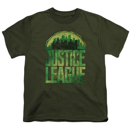 Justice League Movie Kids Shirt Kryptonite Military T-Shirt