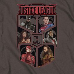 Justice League Movie League of Six Shirts