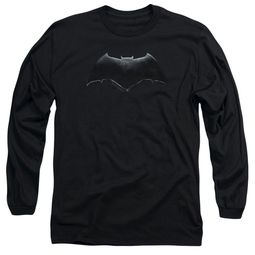 Justice League Movie Long Sleeve Shirt Batman Logo Black Tee T-Shirt Justice League Movie Long Sleeve Shirt Batman Logo Black Tee T-Shirt