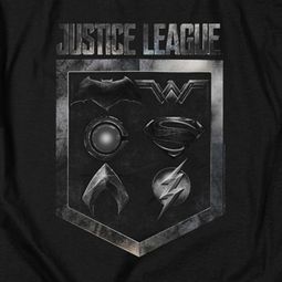 Justice League Movie Shield of Emblems Shirts