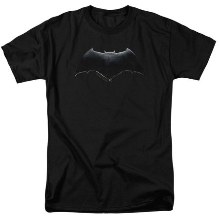 Justice League Movie Shirt Batman Logo Black T-Shirt