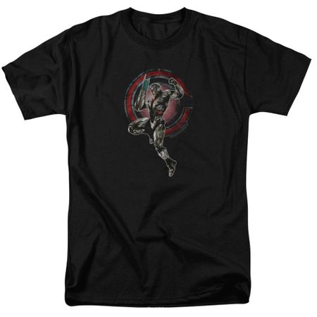 Justice League Movie Shirt Cyborg Black T-Shirt