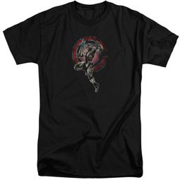 Justice League Movie Shirt Cyborg Black Tall T-Shirt