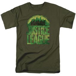 Justice League Movie Shirt Kryptonite Military T-Shirt