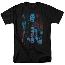 Justice League Movie Shirt Superman Black T-Shirt