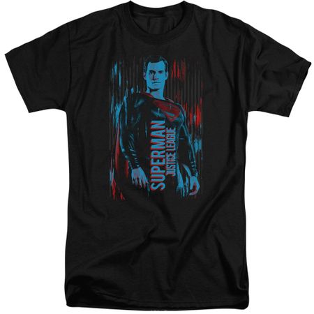Justice League Movie Shirt Superman Black Tall T-Shirt