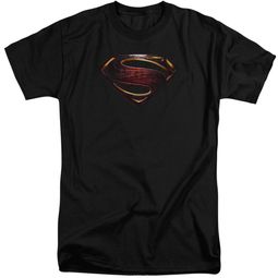 Justice League Movie Shirt Superman Logo Black Tall T-Shirt Justice League Movie Shirt Superman Logo Black Tall T-Shirt