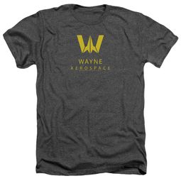 Justice League Movie Shirt Wayne Aerospace Heather Charcoal T-Shirt Justice League Movie Shirt Wayne Aerospace Heather Charcoal T-Shirt