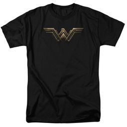 Justice League Movie Shirt Wonder Woman Logo Black T-Shirt Justice League Movie Shirt Wonder Woman Logo Black T-Shirt