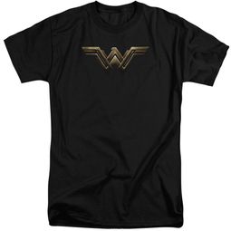 Justice League Movie Shirt Wonder Woman Logo Black Tall T-Shirt Justice League Movie Shirt Wonder Woman Logo Black Tall T-Shirt