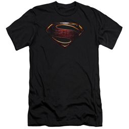 Justice League Movie Slim Fit Shirt Superman Logo Black T-Shirt Justice League Movie Slim Fit Shirt Superman Logo Black T-Shirt