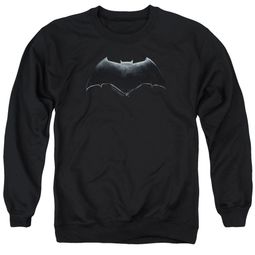 Justice League Movie Sweatshirt Batman Logo Adult Black Sweat Shirt Justice League Movie Sweatshirt Batman Logo Adult Black Sweat Shirt