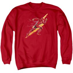 Justice League Movie Sweatshirt Flash Forward Adult Red Sweat Shirt
